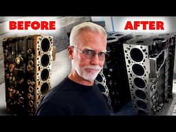 Making a JUNKYARD Block BETTER Than When It Was NEW! - FULL Engine Machining
