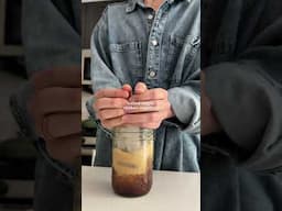Salted maple shaken espresso☕️#coffee #coffeerecipe #shakenespresso