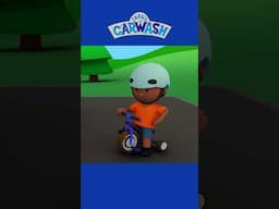 Little Billy's Bicycle is gucky! #carlscarwash #kidsvideo #kidscartoon