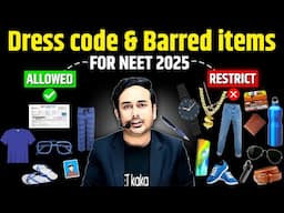 Dress Code and Barred Items in NEET 2025 | #neet #nta #dresscode #neet2025