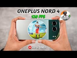 OnePlus Nord 4 - 120 FPS BGMI Test, Heating & Battery Test 🔥