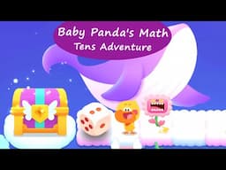 Baby Panda's World Of Math #56 - Learn to Add and Subtract Whole Tens with Quacky | BabyBus Games
