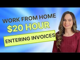 $20 Hour Entering & Reviewing Invoices | Remote Work From Home Jobs With No College Degree |USA Only
