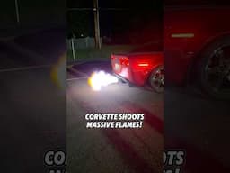 Modified Corvette to Shoot MASSIVE FLAMES!