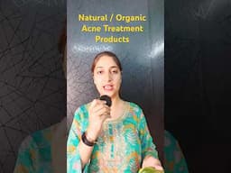 Natural / Organic Acne Treatment Products | 3 Skincare Products For Acne Prone Skin #naturalskincare