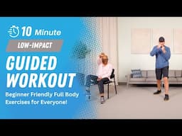 Seated or Standing Shadow Boxing HIIT | 10-Minute Cardio Workout