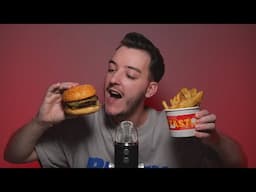 [ASMR] Grill'd Burger & Fries Mukbang