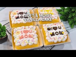 Soft and Moist Vanilla Cake Recipe for Mothers Day Negosyo Idea