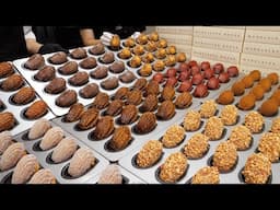 Fantastic madeleine in korea! moist and sweet madeleine - street food korea  / 잠실 마로 파티세리