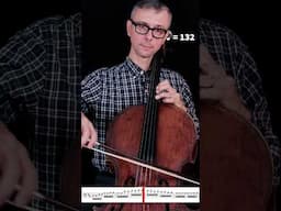 Fast Metronome Madness Leveling Up to PRESTO!  Webster Scherzo Suzuki Book 3 #cello