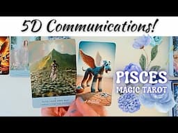 Wow | Crystal Clear 5D Communications - What is This All About?!! 💙🔵 | Pisces Magic Tarot♓