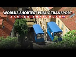 World’s Shortest Public Transport | Shortest Funicular in the World | Croatia 🇭🇷