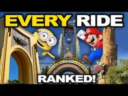 Every Ride at Universal Orlando Resort RANKED! (2025)
