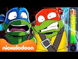 ¡Momentos más RUIDOSOS y CAÍDAS! 🗣️🔊 con medidor de volumen | Nickelodeon en Español