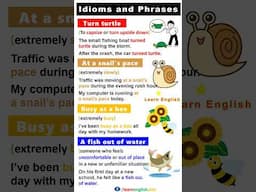English Idioms: Meaning, Pictures, and Examples