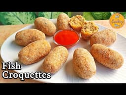 Easy Goan Fish Croquettes | Crispy & Delicious Fish Croquettes | Party Appetizer | Tiffin Box Recipe