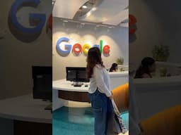 Visiting the Google office in Mumbai BKC 😍 Yes the canteen is LIT✨