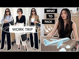 WORK TRIP ESSENTIALS 💼 (What every woman should pack on every business trip)