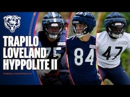 Colston Loveland, Ozzy Trapilo, Ruben Hyppolite II on adapting to the NFL | Press Conference