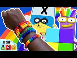 Make your Own Rainbow Friendship Bracelets 🌈 | Arts and Crafts for Kids | @LearningBlocks