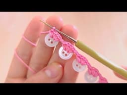 Wooow !😱 I made 450 in one day and I sold them all💰Very Easy Crochet Idea with old button🎁 Gift idea