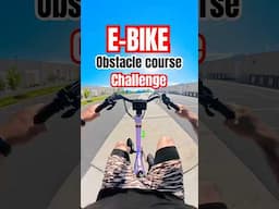 CRUISER E-BIKE 🆚 OBSTACLE COURSE // Velotric Breeze 1 #short
