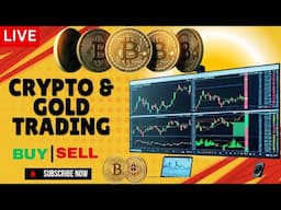 Crypto & Gold Live Trading || 13 May || The Trade Hunter