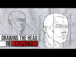 How to Draw the Head in PERSPECTIVE ( Loomis Method )