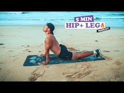 5 MIN HIP, LEG + BUTT MOBILITY#gym #fitness #legworkout