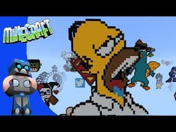 Minecraft: Como hacer Homero Simpson Pixel art Tutorial