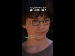 Quotable Harry Potter lines #HarryPotter #Quotes