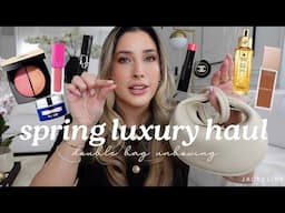 NEW LUXURY HAUL : HOT NEW CHANEL, DIOR, GUERLAIN, VALENTINO Lip Gloss + SONGMONT BAG DOUBLE UNBOXING