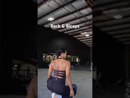 Back & Bi’s 👉🏽 link in bio for my lean body workout plans #backworkout #fitness #shorts