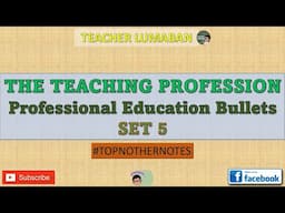 Professional Education Bullets SET 5