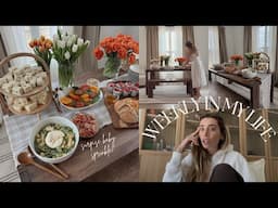 Host A Girly Brunch With Me! Prep, Florals, Cooking!