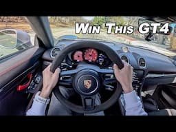 WIN This Porsche 718 Cayman GT4 - Wild Exhaust Sound On 4.0L Flat 6 (POV Drive)