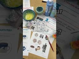 Glazing Techniques for the Art Room