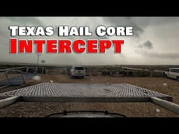 Storm chasers run for cover during Texas Hail Storm