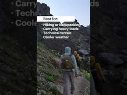 Hiking Shoes or Hiking Boots? #rei #optoutside #learning #hiking #shorts