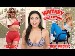NEW GYMSHARK X WHITNEY SIMMONS TRY ON HAUL REVIEW! | LEGGINGS SHORTS FLARES #gymshark