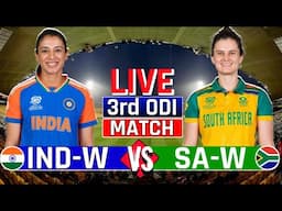 🔴Live India Women vs South Africa Women Tri-Serise Match-2 | Today Live Cricket Match | Indw vs Saw