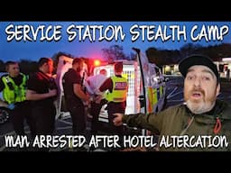 SCOTCH CORNER SERVICE STATION STEALTH CAMP | Man arrested after hotel altercation!!