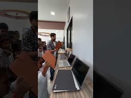 आज एक और नया घर और १०० बच्चो के लिये क्लास और लैपटॉप की व्यवस्था पूरी की।