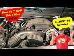 Its Time Again To Wash and Shine Your Engine Compartment ...Blue Bomber Shines Again!