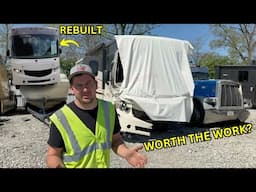 Rebuilding This Badly Wrecked Georgetown RV To Back on The Road Worthy