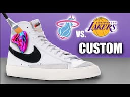 Custom Nike Blazers (NBA Finals Themed) - Jordan Vincent