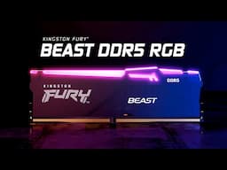 DDR5 RGB Memory with speeds up to 6800MT/s – Kingston FURY Beast DDR5 RGB