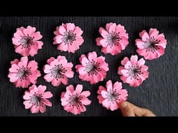 5-Minute Paper Flowers for Beginners -Paper Craft