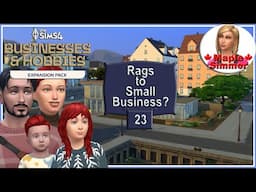 Burglar Again! Pt 23: Rags to Small Business Challenge (Sims 4 Businesses & Hobbies)