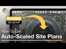 This Button Gets You Scaled Site Plans Instantly! How to for Architects, Landscape & Urban Design.